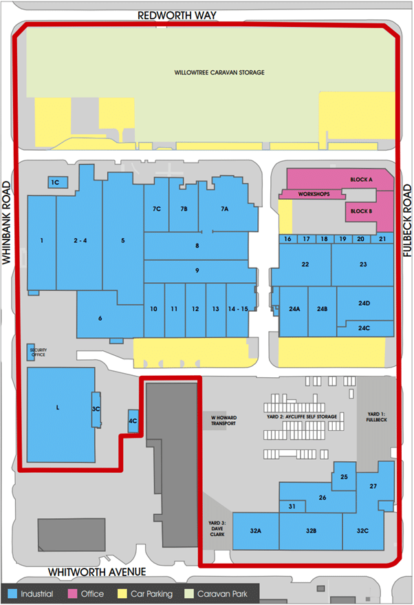 Whinbank Industrial Estate Plan